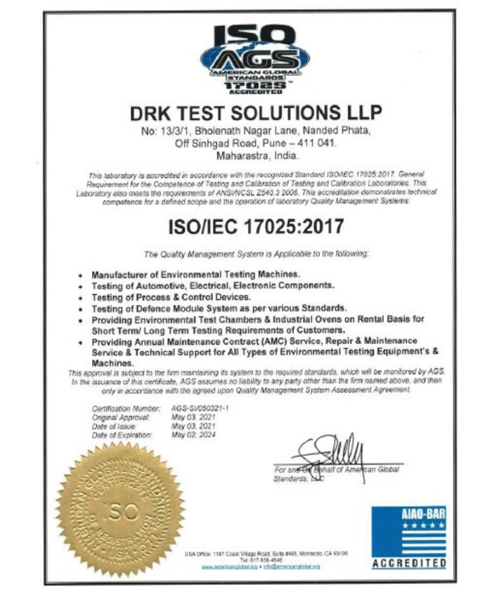 DRK Test Solutions